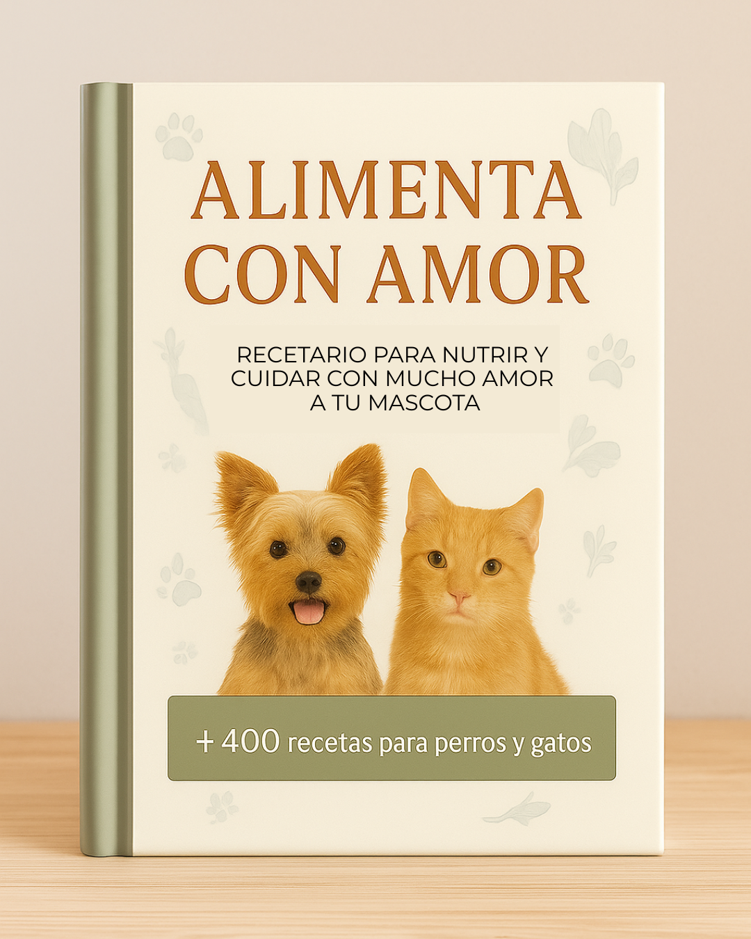 ALIMENTA CON AMOR - +400 RECETAS PARA PERROS Y GATOS + 15 Bonus de REGALO 📖🐾🎁