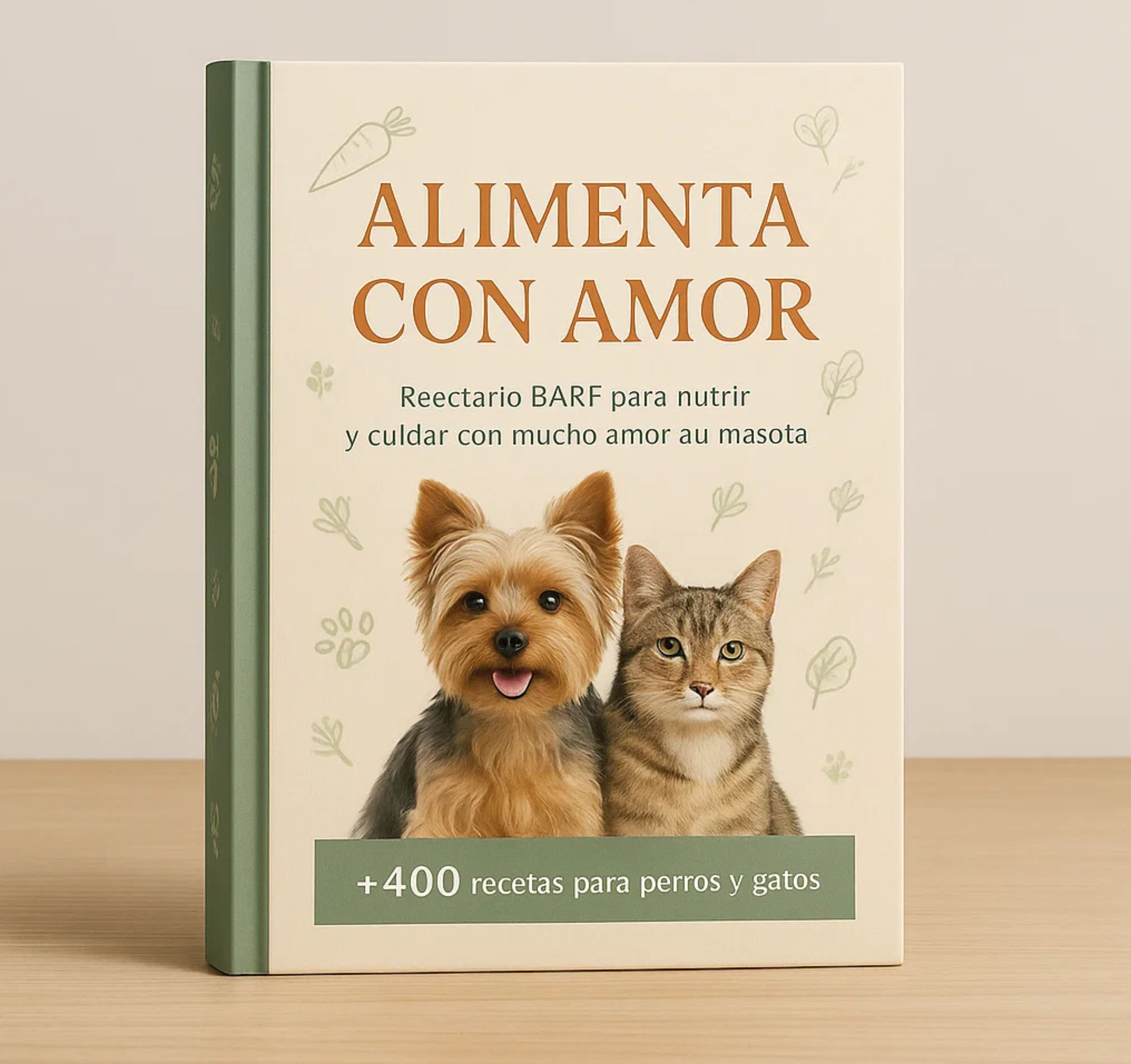 ALIMENTA CON AMOR - Recetario BARF + 6 Bonus de REGALO 📖🐾🎁